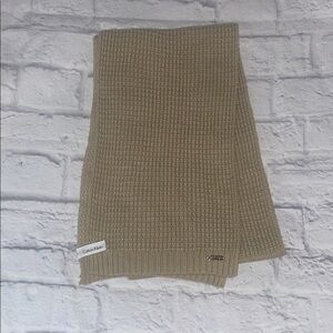 Calvin Klein Beige Knit Scarf